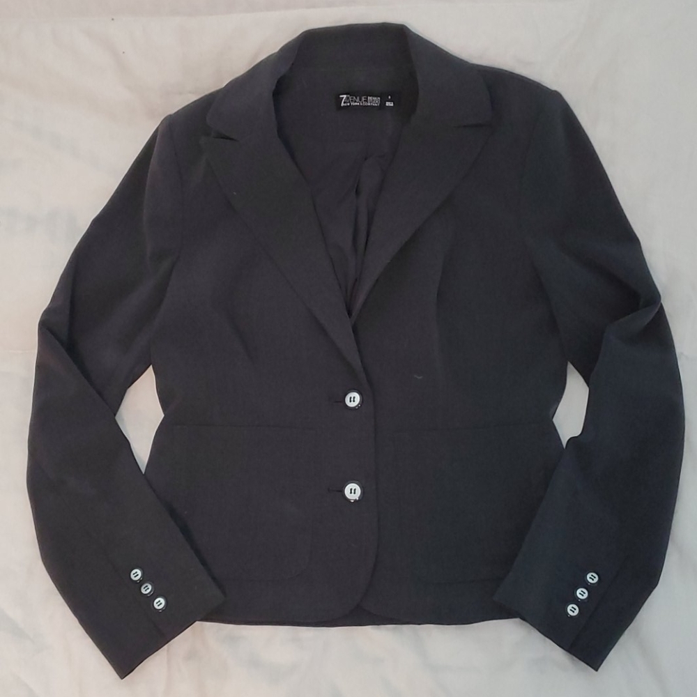 Women's Charcoal Gray Suit Coat 8 New York & Co